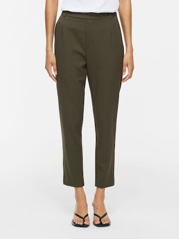 VILA - Slimfit Pantalón plisado 'VARONE' en verde