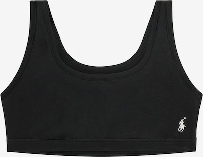 Polo Ralph Lauren Bralette ' Club Cotton ' in schwarz, Produktansicht