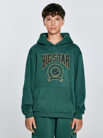 BIG STAR Sweatshirt ' LIRON ' in Green: front