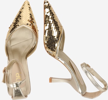 Dorothy Perkins - Zapatos destalonado en oro