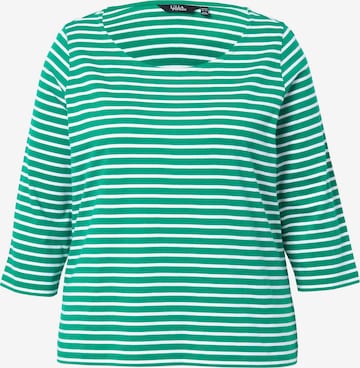Ulla Popken Shirt in Groen: voorkant