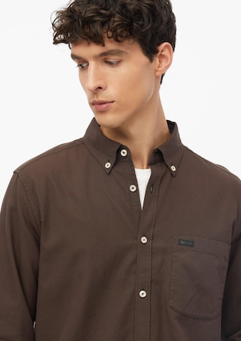 s.Oliver Regular fit Button Up Shirt in Brown
