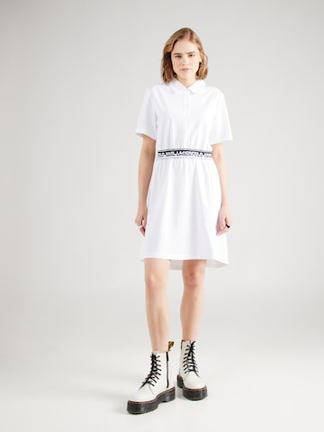 Robe Karl Lagerfeld en blanc : devant