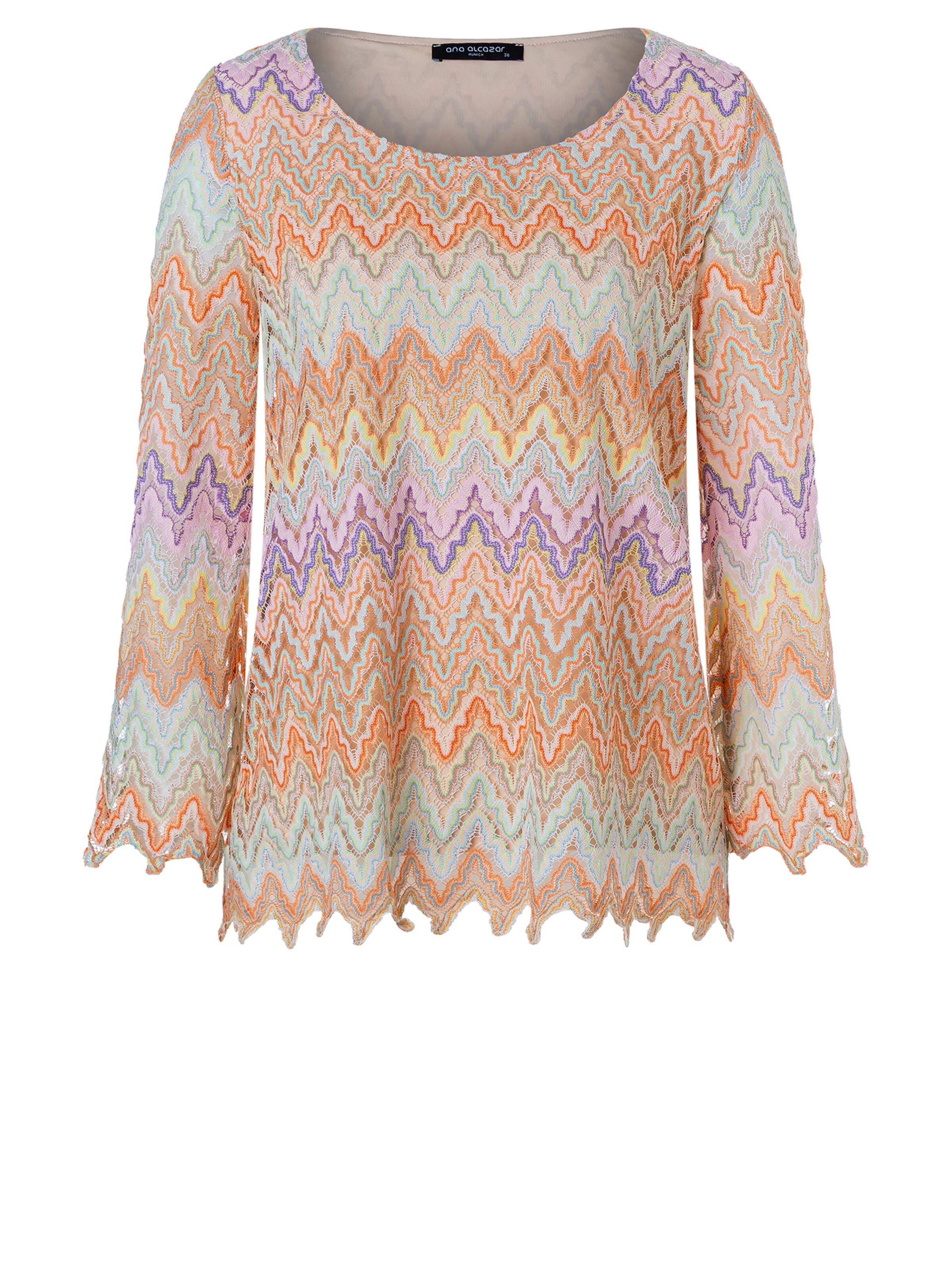 Ana Alcazar Bluse 'Zecoa' in Orange: Vorderseite