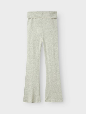 NAME IT Wide leg Pants 'NKFNULLARIA' in Grey