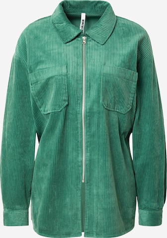 NEON & NYLON Overgangsjakke 'LASH' i grøn: forside