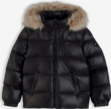 Veste d’hiver 'Essential' TOMMY HILFIGER en noir : devant