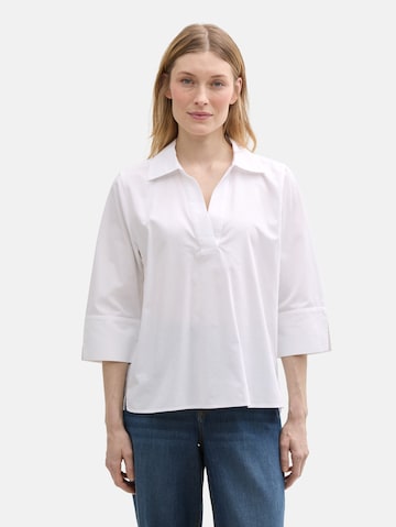 TOM TAILOR Bluse in Weiß: Vorderseite