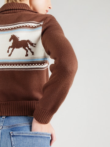 Abercrombie & Fitch Kardigan w kolorze brązowy