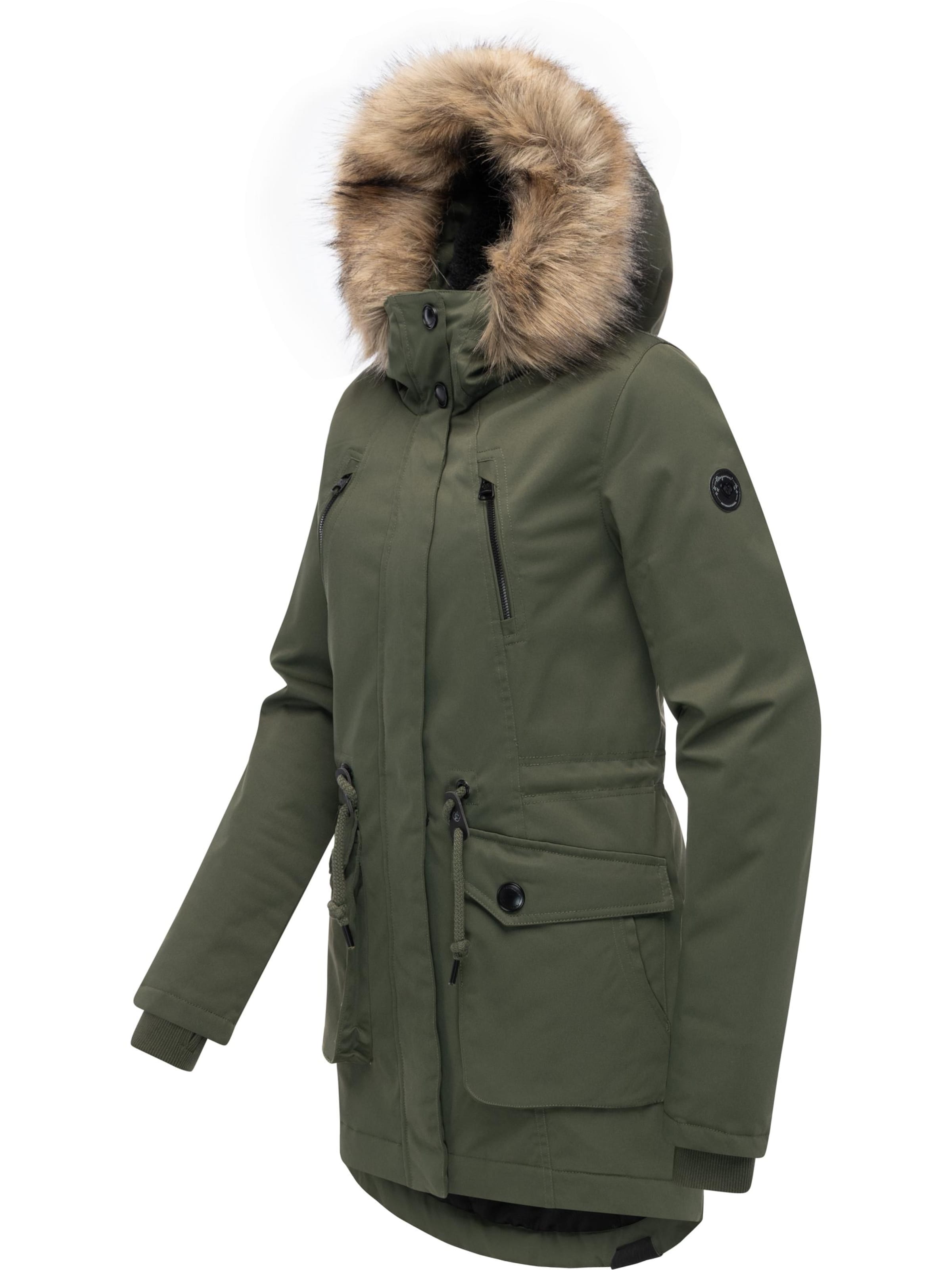 Parka invernale 'Ellsa Youmodo' di Ragwear in verde