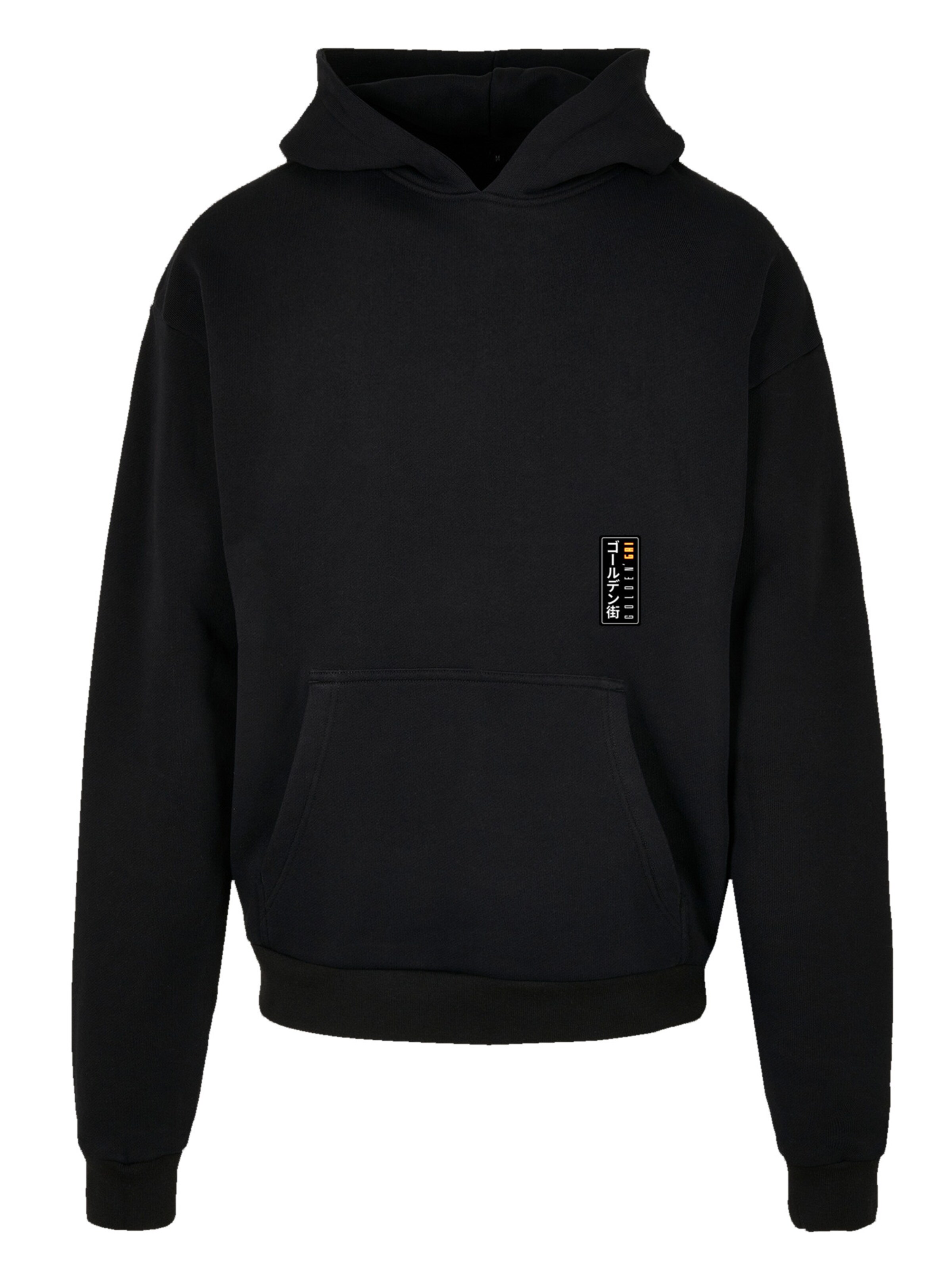 Sweat-shirt 'Golden Gai' F4NT4STIC en noir : devant