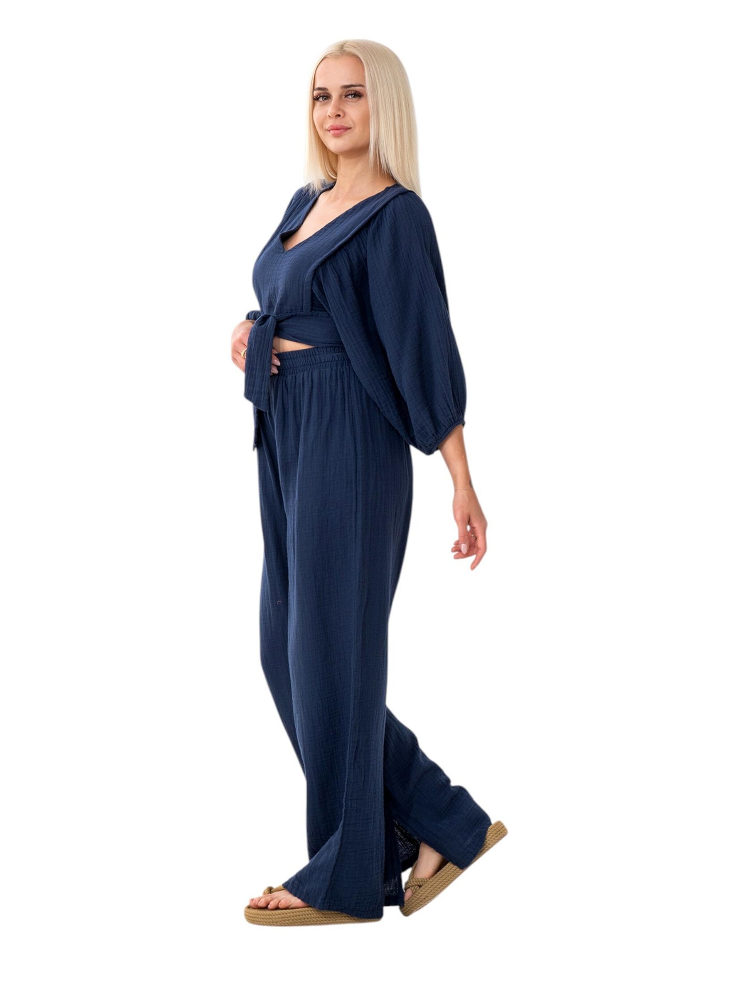 WENOR Loungewear 'FLOWSET' in Blue