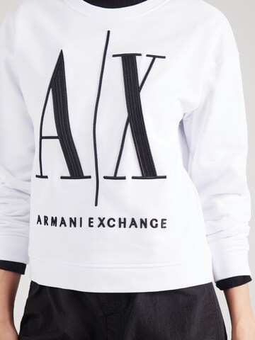 Felpa '8NYM02' di ARMANI EXCHANGE in bianco