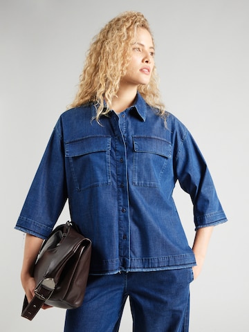 Smith&Soul Blouse in Blue: front