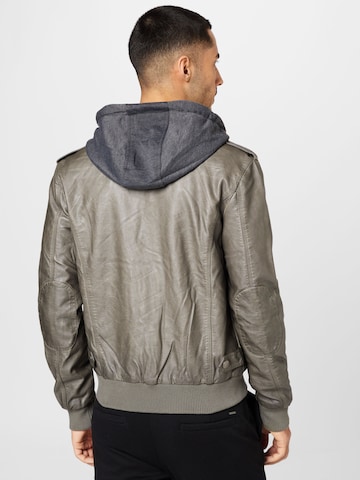 INDICODE JEANS Regular Fit Jacke 'Aaron' in Grau