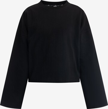 Sweat-shirt 'Idem' DreiMaster Vintage en noir : devant