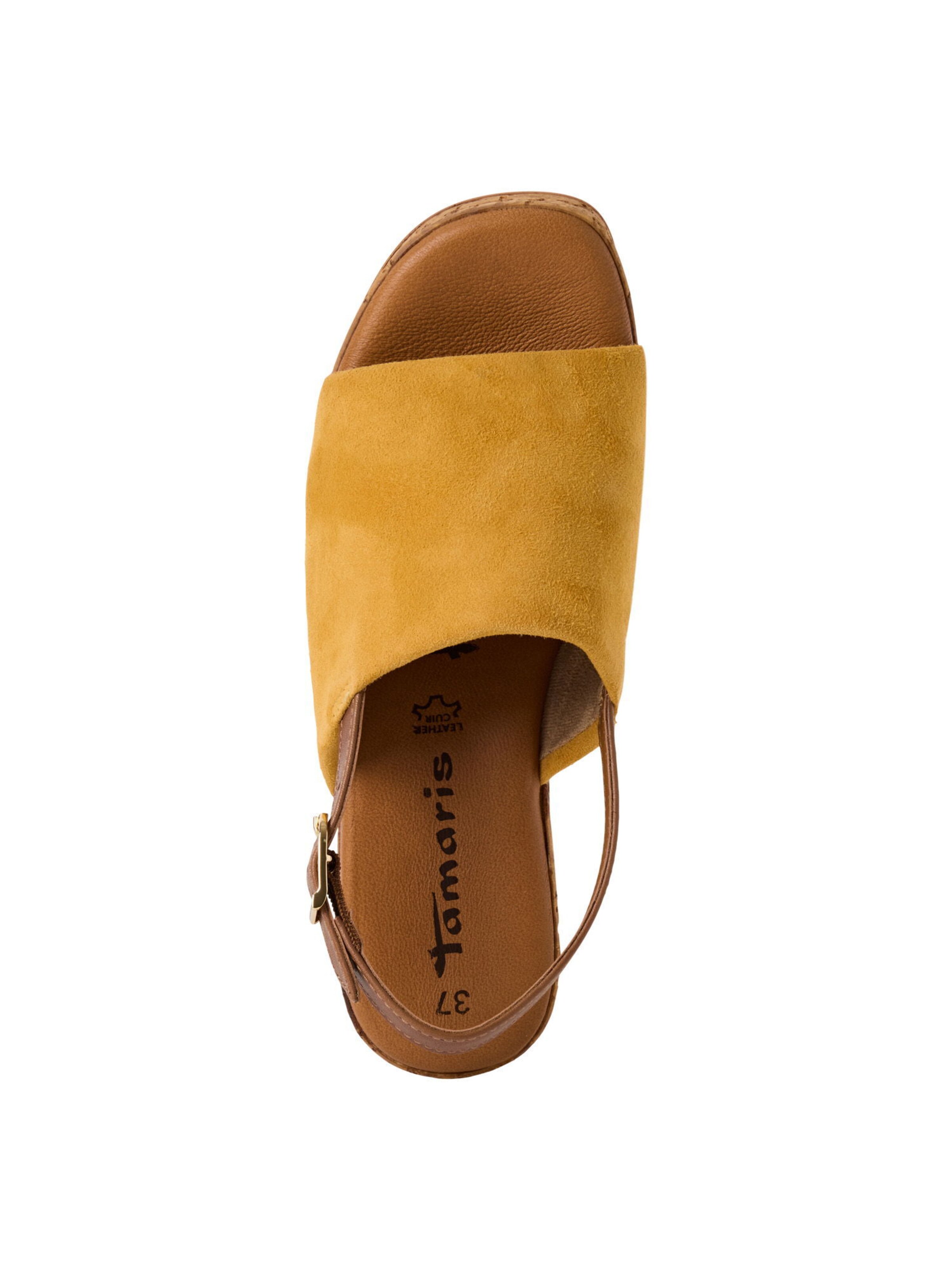 Sandales Tamaris en jaune