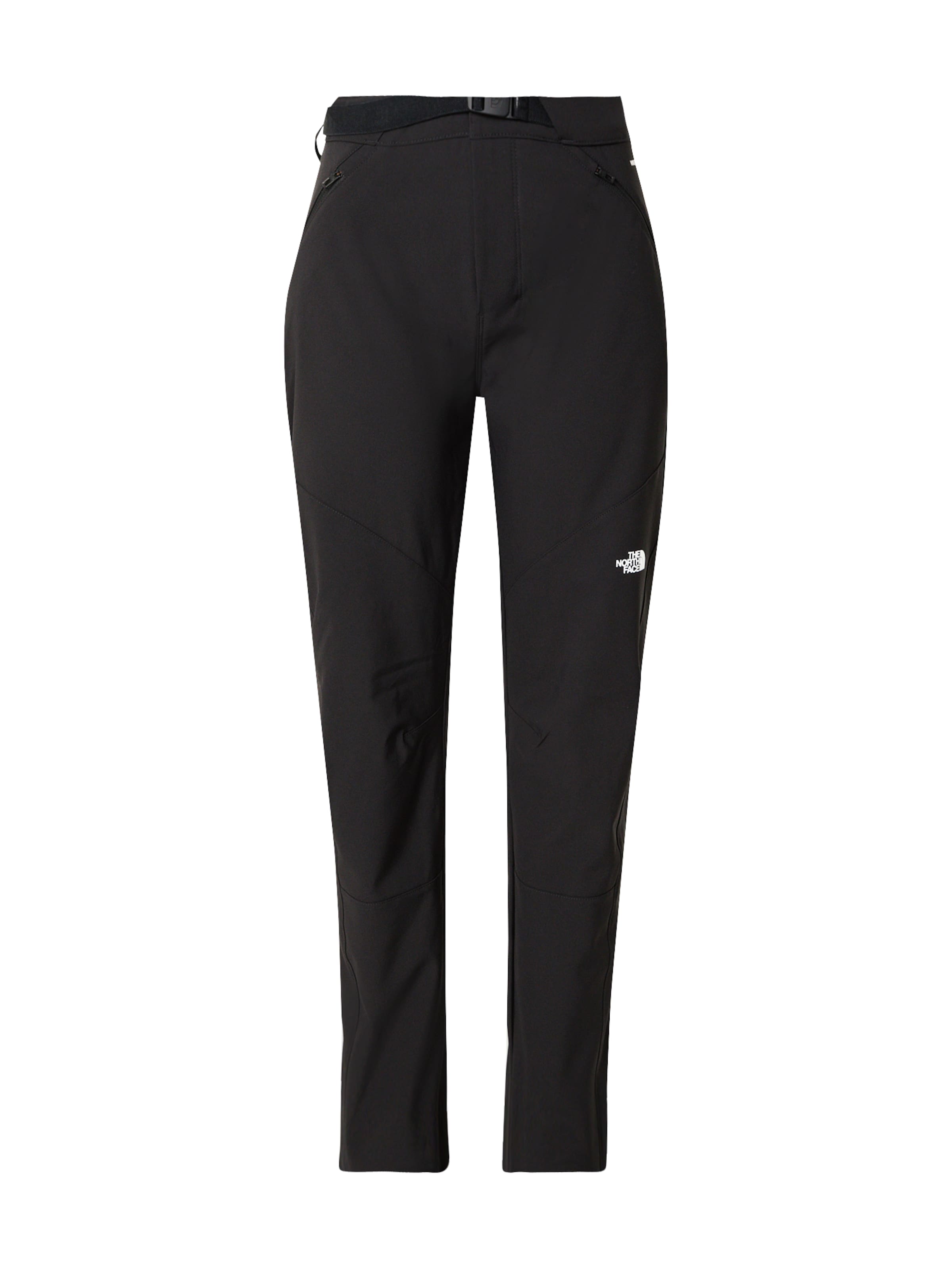 THE NORTH FACE Regular Outdoorbroek 'DIABLO' in Zwart: voorkant