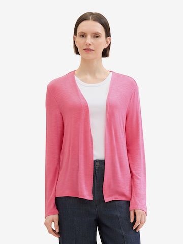 TOM TAILOR Gebreid vest in Roze