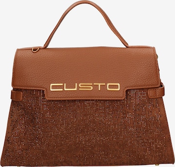 Borsa a mano di Custo Barcelona in marrone: frontale