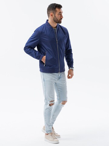 Ombre Between-Season Jacket 'C439' in Blue