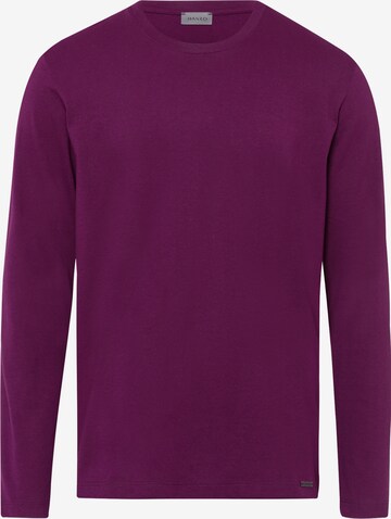 Hanro Sweatshirt ' Living ' in Lila: predná strana