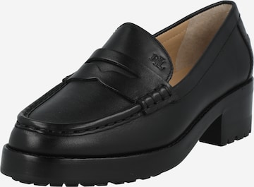 Lauren Ralph Lauren - Zapatillas 'WREN' en negro: frente