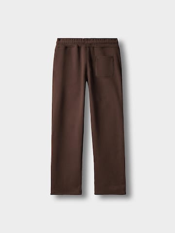 Burocs Wide Leg Sporthose 'Sweat'‌‌‌‌‌‌‌‌‌ in Braun