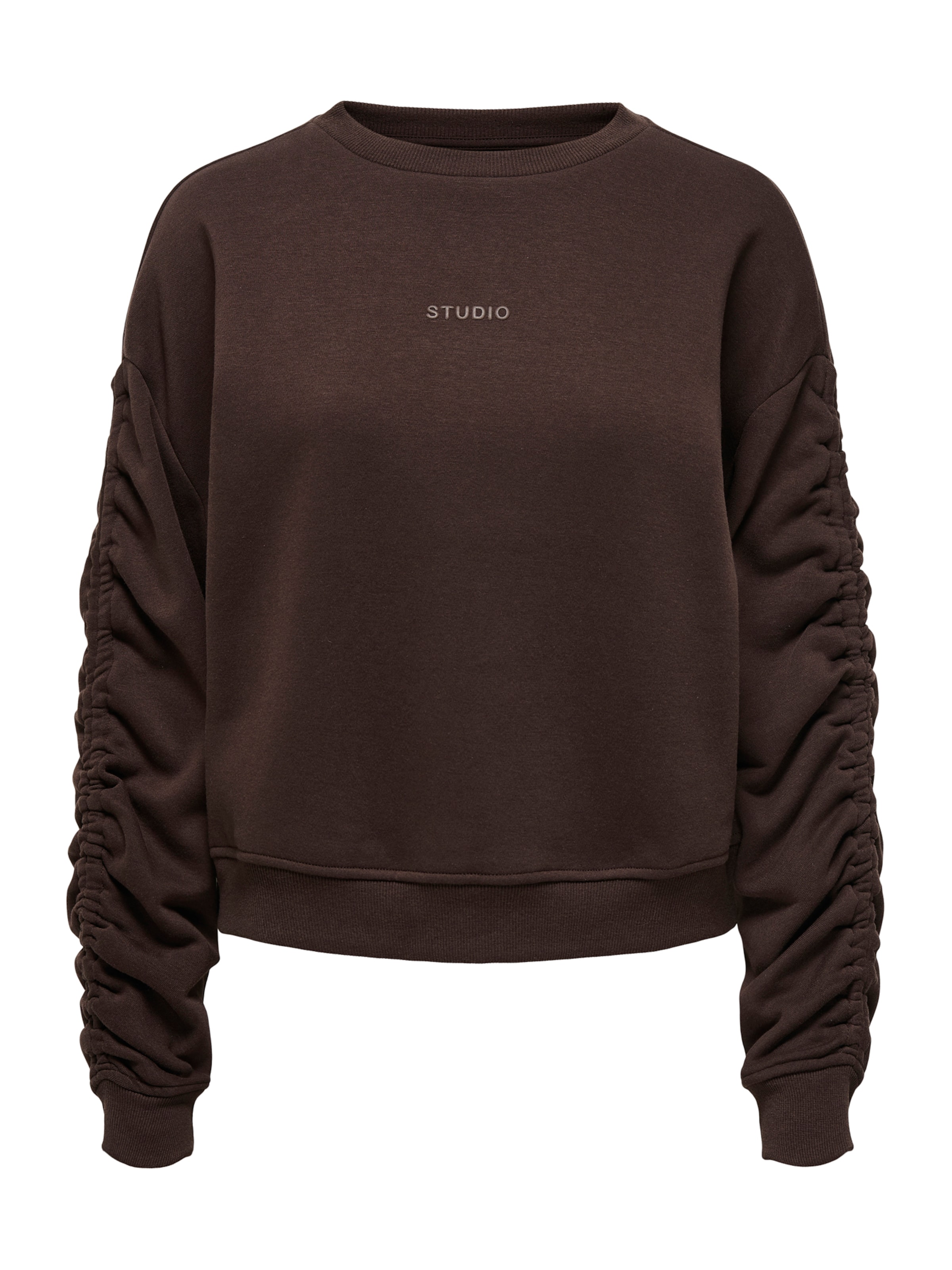 ONLY Sweatshirt in Brown: front