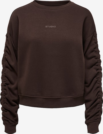 ONLY Суичър в кафяво: отпред