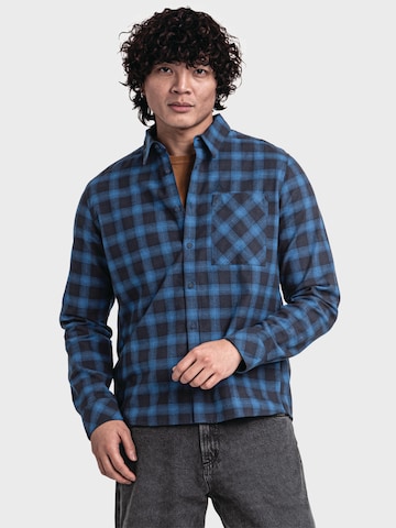 Schöffel Regular fit Functioneel overhemd 'Kleion' in Blauw: voorkant