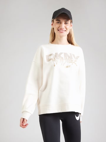 DKNY Performance Спортивный свитшот в Бежевый: спереди
