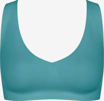 SLOGGI T-Shirt-BH ' ZERO Feel 2.0 Bralette ' in Blau: Vorderseite