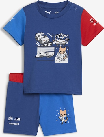 PUMA Trainingsanzug 'BMW Motorsport Essentials' in Blau: Vorderseite
