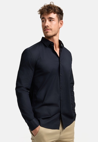 INDICODE JEANS Regular fit Overhemd ' Lui ' in Grijs