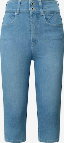 Coupe slim Jean Pepe Jeans en bleu : devant