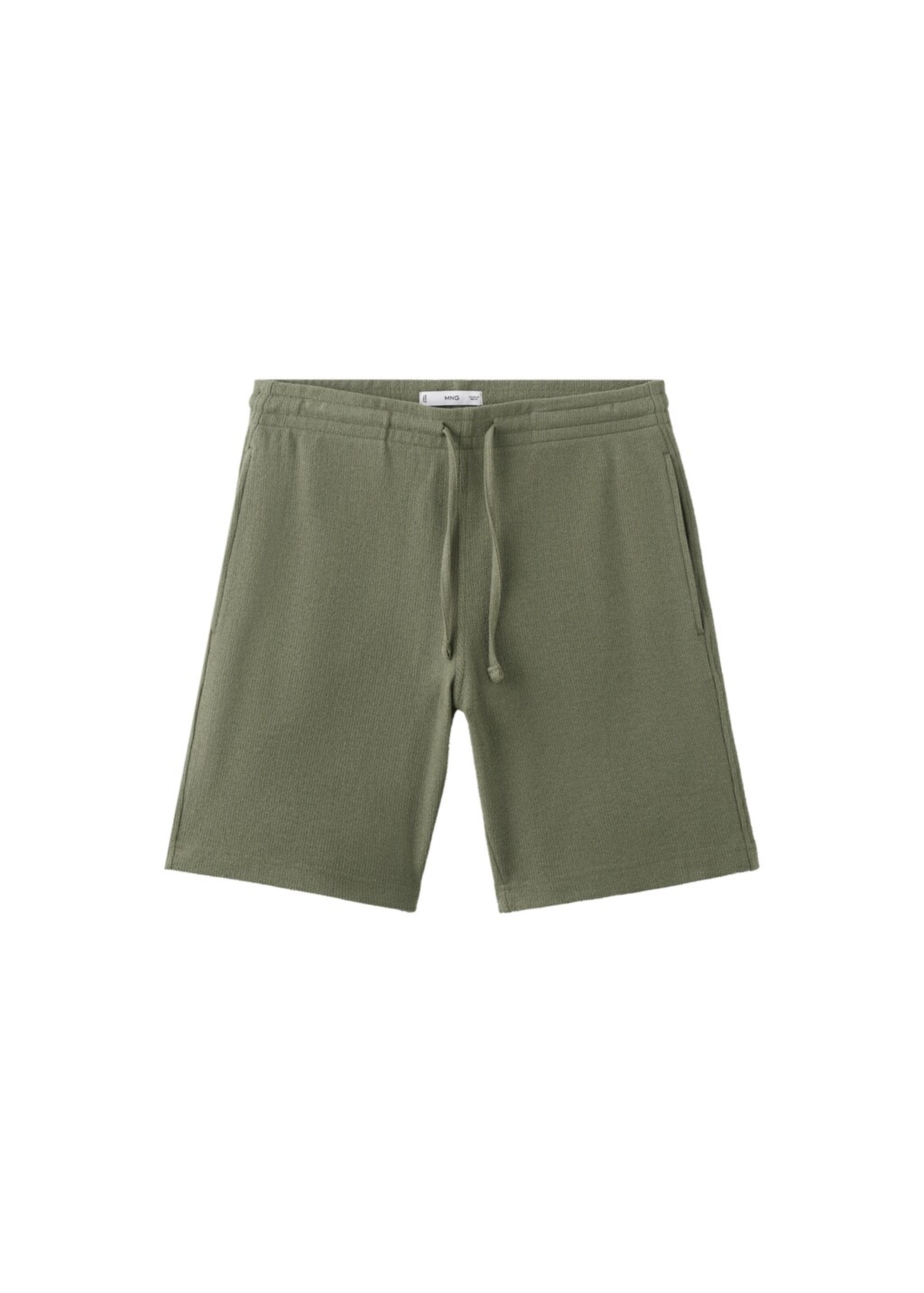 MANGO MAN Regular Pants 'Xavis' in Green: front