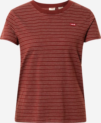 LEVI'S Shirts i mørkerød / hvid, Produktvisning