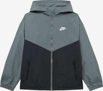 Veste mi-saison Nike Sportswear en gris : devant