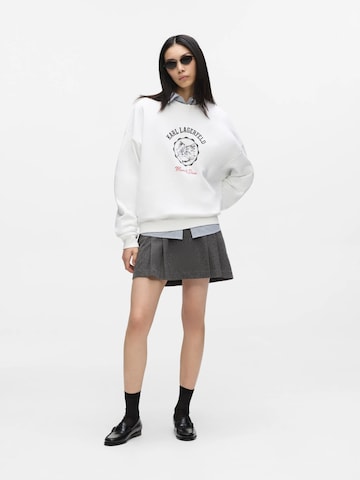 Karl Lagerfeld - Sweatshirt ' Ikon Choupette Muse' em branco