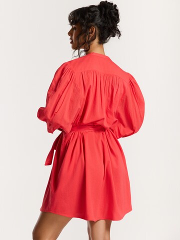 Robe-chemise 'Jaydi' Shiwi en rouge