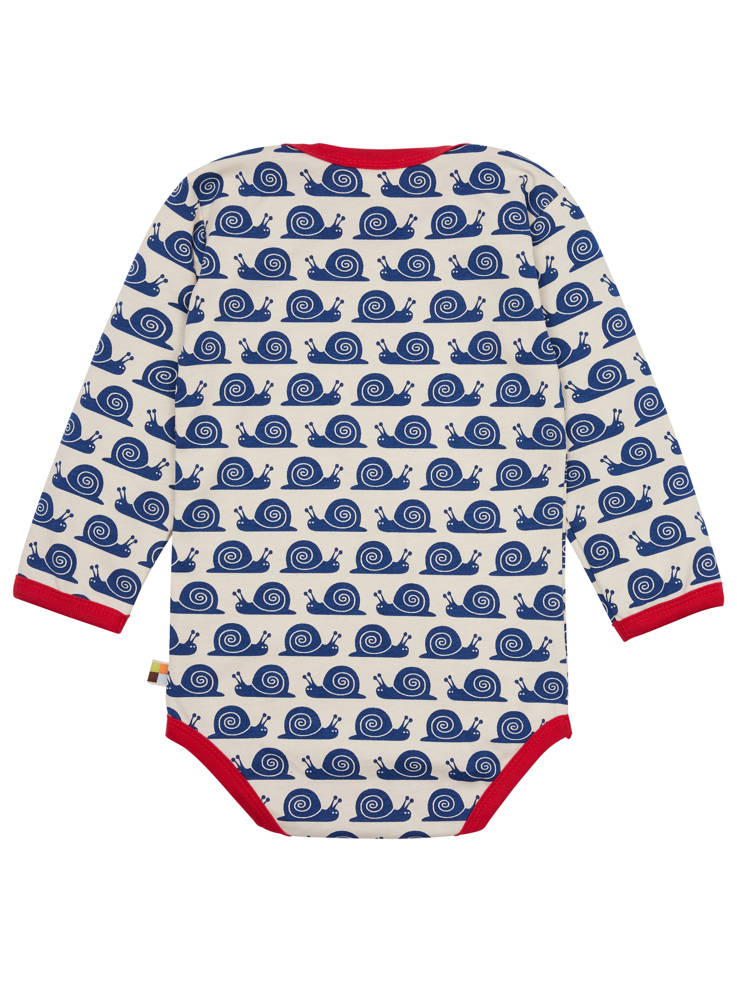 loud + proud Strampler/Body 'Schnecken'‌‌‌‌‌‌‌‌‌‌ in Blau