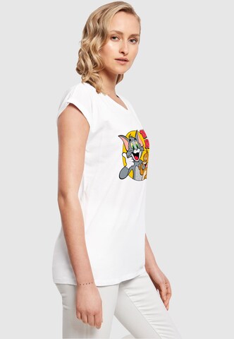 T-shirt 'Tom And Jerry - Thumbs Up' ABSOLUTE CULT en blanc