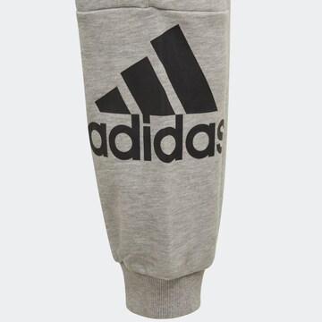 ADIDAS SPORTSWEAR Zúžený Sportovní kalhoty 'Essentials French Terry' – šedá