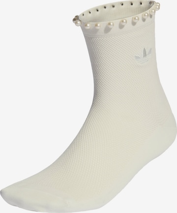 Calzino di ADIDAS ORIGINALS in bianco: frontale