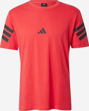ADIDAS SPORTSWEAR Функциональная футболка 'FI 3S' в Красный: спереди