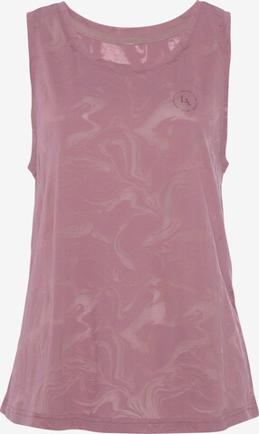 LASCANA ACTIVE Sports Top in Pink: front