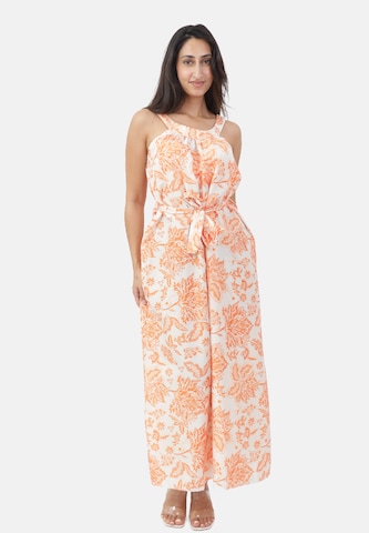 Elara Kleid in Orange: Vorderseite