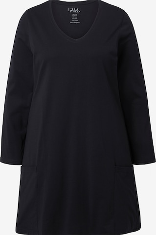 Ulla Popken Shirt in Zwart: voorkant