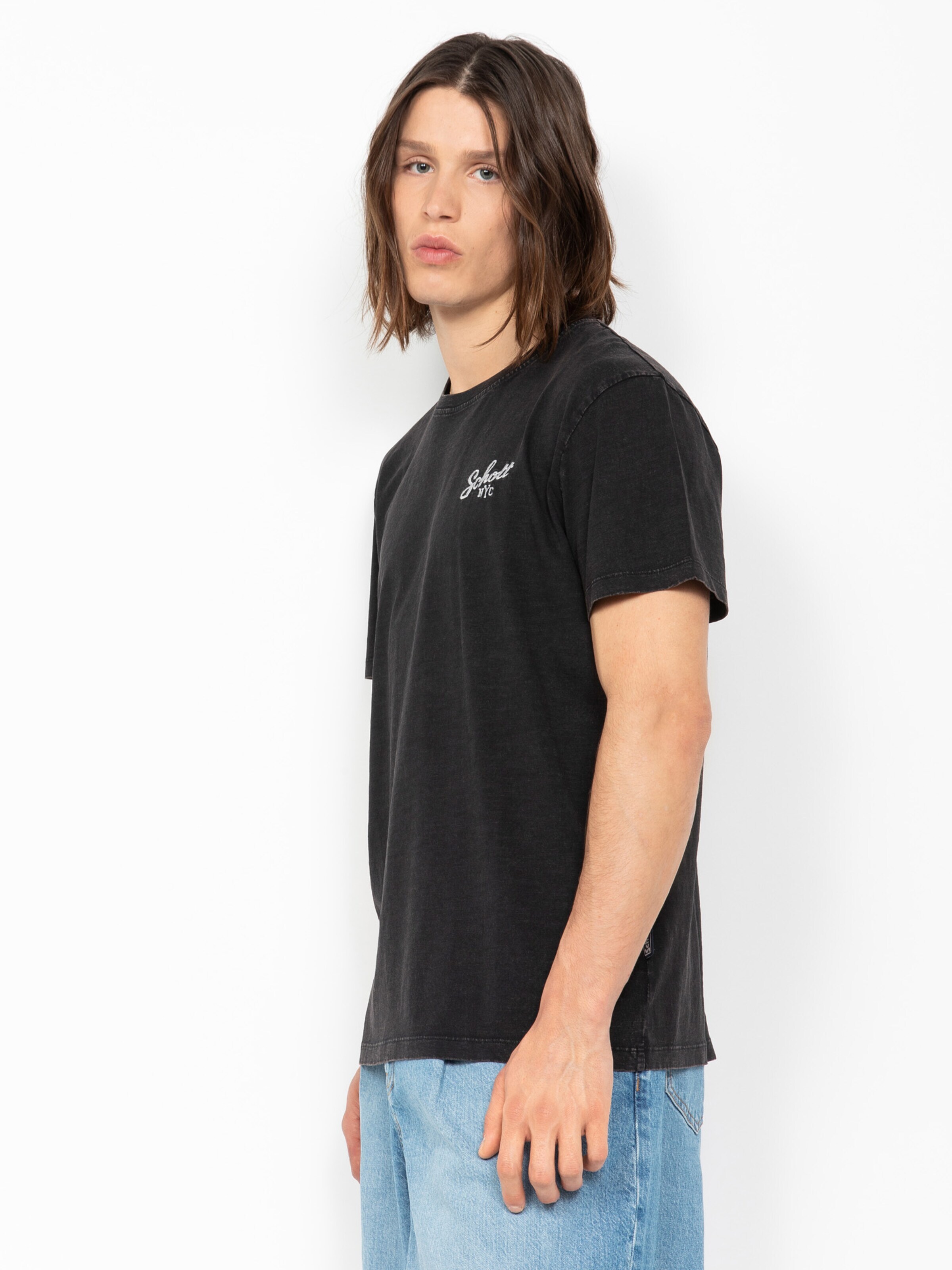 Schott NYC Shirt in Black